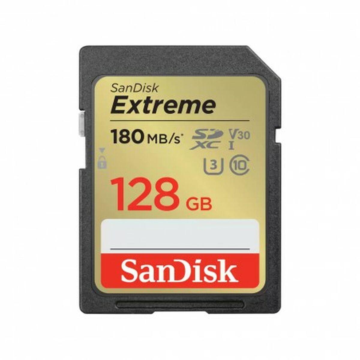 SanDisk Extreme 128 GB SDXC UHS-I Classe 10 (SanDisk Extreme - flashhukommelseskort)