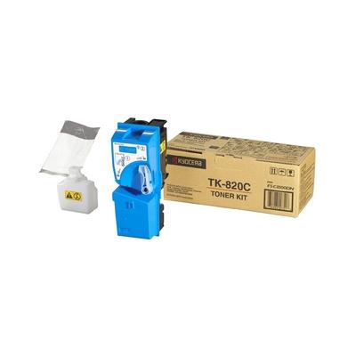 TK820C - TONER KIT CIANO TK-820C FS-C8100DN KYOCERA-MITA TONER ORIGINALE COLORE 1T02HPCEU0 TK-820C TONER KIT CIANO PER FS-C8100