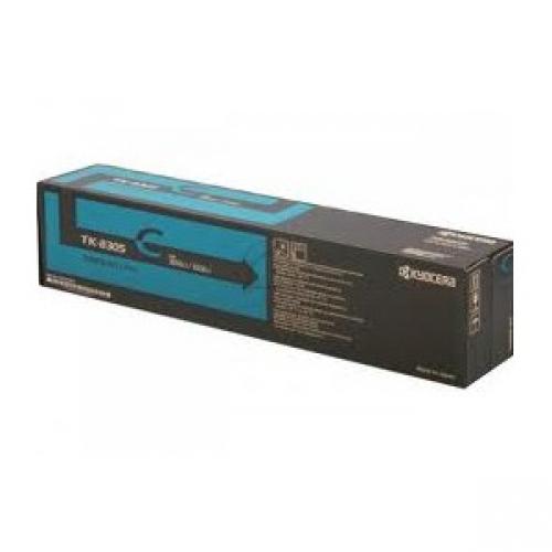 TONER CIANO TK-8705C PER TASKALFA 6550CI/7550CI DA 30.000 PAGINE IN FORMATO A4 CON COPERTURA DEL 5 PER CENTO