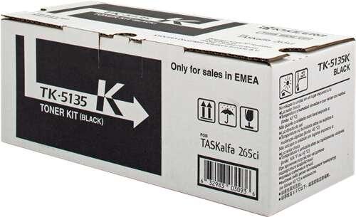 TK-5135K - TONER NERO TK-5135K TASKALFA 265CI TONER KIT NERO TK-5135K PER TASKALFA 265CI DA 10000 PAGINE CON COPERTURA 5 PER 10