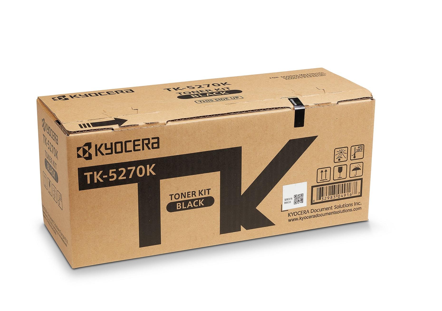 TONER KYOCERA TK-5270K Bk 8.000PP x M6230cidn M6630cidn P6230cdn