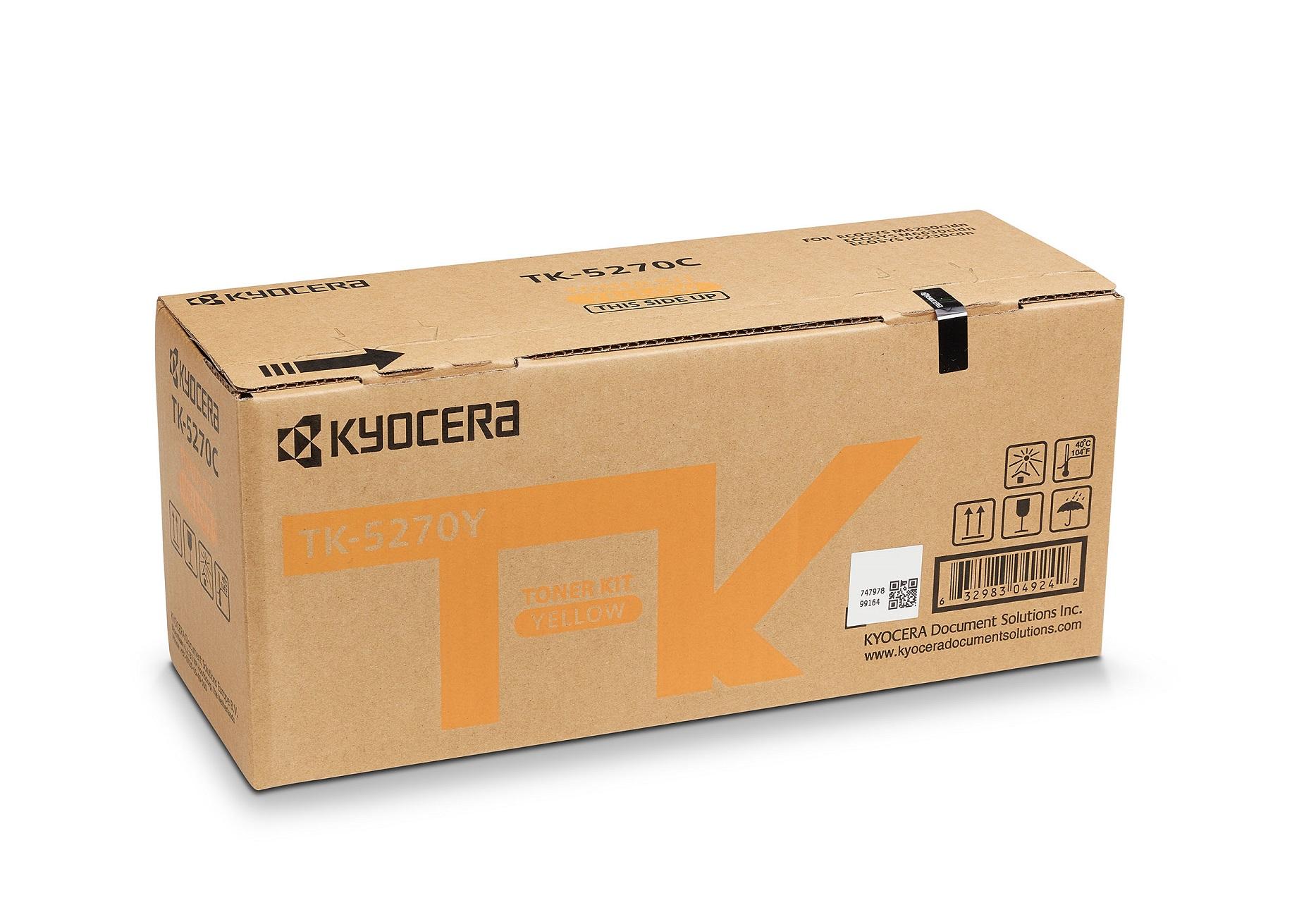 TONER KYOCERA TK-5270Y Giallo 6.000PP x M6230cidn M6630cidn P6230cdn