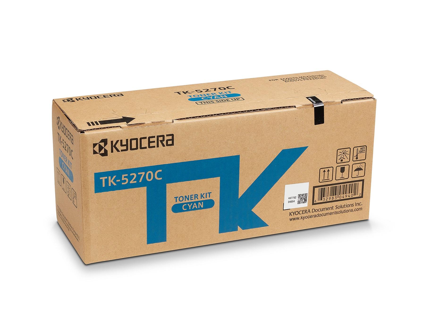 TONER KYOCERA TK-5270C Ciano 6.000PP x M6230cidn M6630cidn P6230cdn