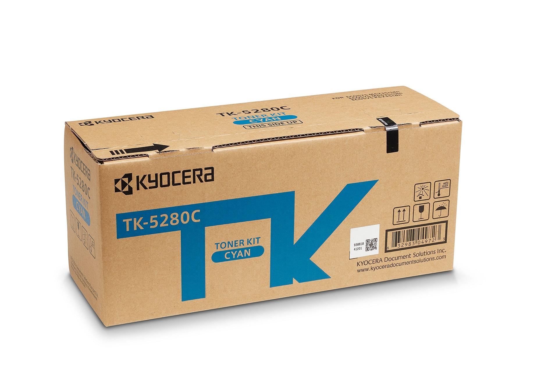 TONER KYOCERA TK-5280C Ciano 11.000PP x M6235cidn M6635cidn P6235cdn