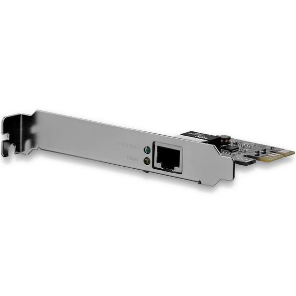 Scheda di Rete Ethernet ad 1 porta - Adattatore PCIe NIC Gbe doppio profilo 802.3a/n 10/100/1000 Mbps