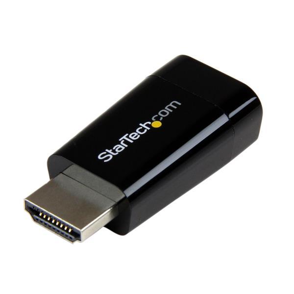 Adattatore HDMI a VGA compatto per portatili - Convertitore HDMI a VGA per desktop/ChromeBook/ultrabook - 1920 x 1200/1080p - a