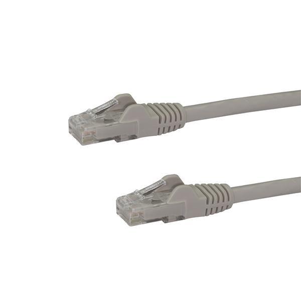 StarTech.com Cavo di rete CAT 6 - Cavo Patch Ethernet RJ45 UTP Grigio da 50 cm antigroviglio