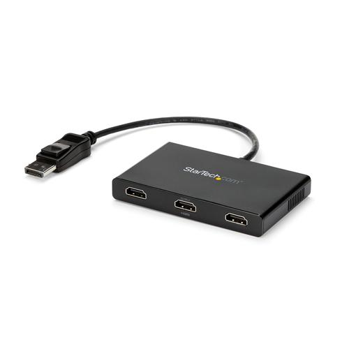 StarTech.com Adattatore multi monitor a 3 porte HDMI - Hub MST da DisplayPort 1.2 a 3x HDMI - Triplo monitor HDMI 1080p - Split