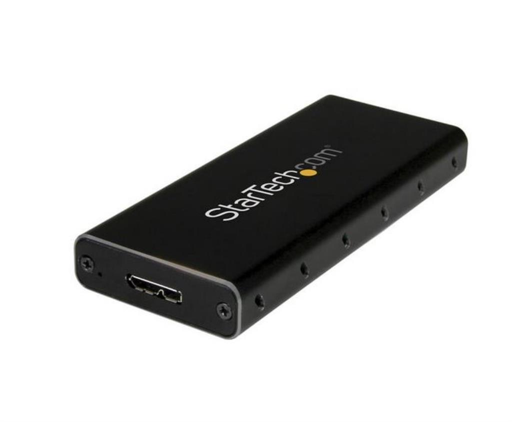 Box Esterno mSATA in alluminio USB 3.1 (10Gbps) - alluminio - Incluso cavo USB-A a Micro-B - 46 cm