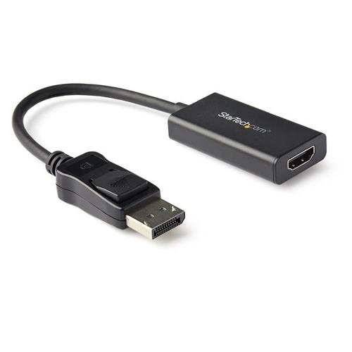 StarTech.com Adattatore DisplayPort a HDMI 4K 60Hz - Convertitore video attivo da DP 1.4 a HDMI 2.0 - Dongle/Cavo adattatore pe