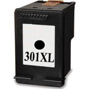 CH563EE Cartuccia rigenerata per HP 301XL nero visuallizza livello inchiostro 500pag.