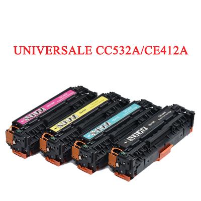 Toner rigenerato universale per HP CC532A 304A CE412A 305A CF382A Canon 718 giallo 2800pag.