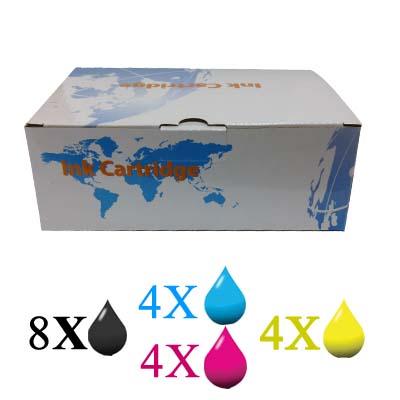 Kit 20 Cartucce per Epson T603 8 nero 4 ciano 4 magenta 4 giallo