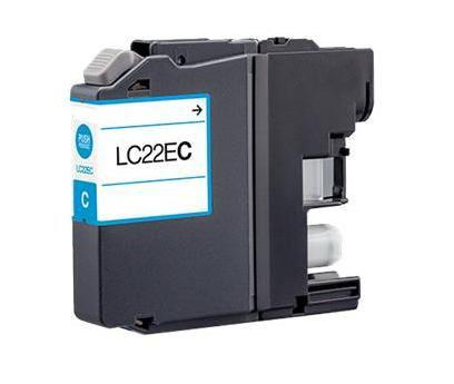 Cartuccia per Brother LC-22EC MFC-J5920DW ciano 1200pag.