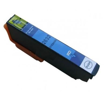 Cartuccia per Epson T2632XL ciano