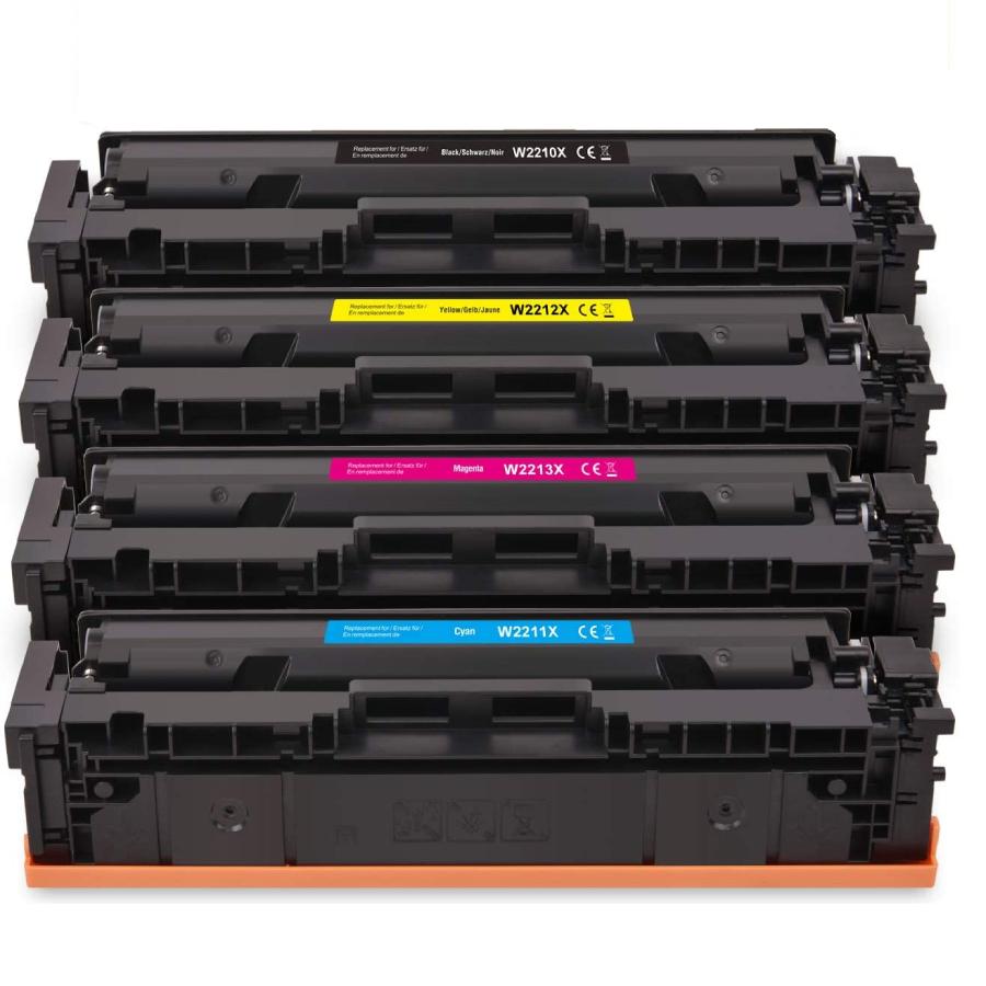 SENZA CHIP Toner compatibile per HP MFP M283 W2211X 207X ciano 2450pag.