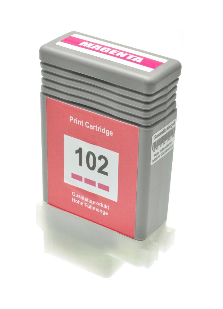 Cartuccia comp. per Canon PFI-102m magenta 0897B001 ink pigmentato