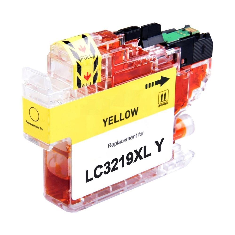 Cartuccia compatibile per Brother LC-3219 giallo 1500pag.con chip aggiornato