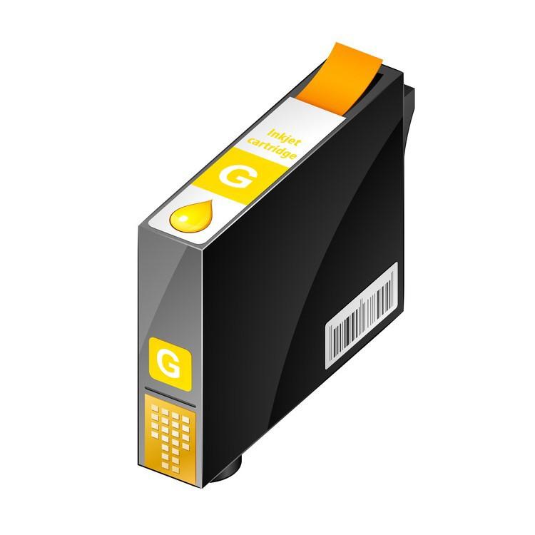 Cartuccia comp. per Epson WF-C579 C529 T01C400 giallo ink pigmentato