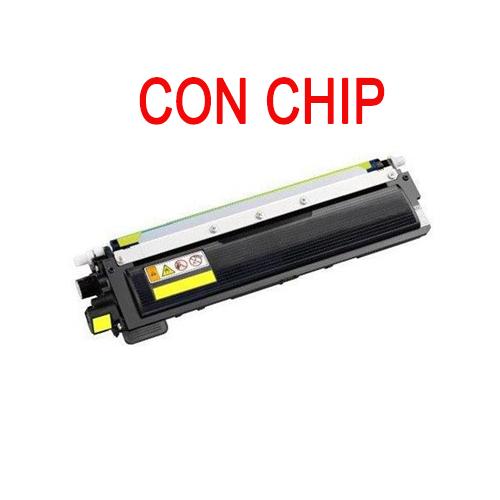 CON CHIP Toner per Brother TN-247 HL-L3210 L3230 L3270 giallo 2300pag.