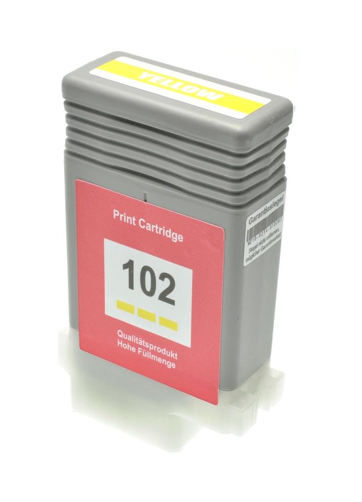 Cartuccia comp. per Canon PFI-102y giallo 0898B001 ink pigmentato