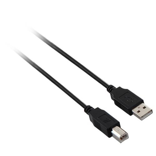 V7 V7N2USB2AB-05M cavo USB 5 m USB 2.0 USB A USB B Nero