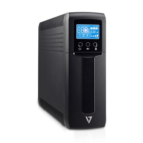 V7 UPS da 1500 VA Tower (1500VA UPS TOWER LCD - 8 IEC 230V USB RJ45IN)