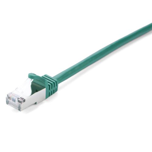 V7 Cavo di rete schermato CAT6 STP 02M Verde (CAT6 ETHERNET GREEN STP 2M - RJ45 100 COPPER SNAGLESS)