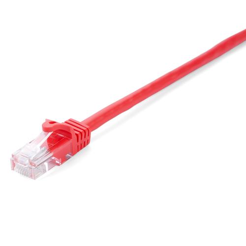 V7 Cavo di rete CAT6 STP 05M Rosso (CAT6 ETHERNET RED UTP 5M - RJ45 100 COPPER SNAGLESS)