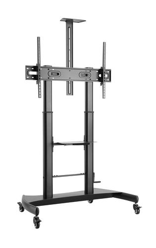 V7 Carrello porta TV TVCART2 Pro (HEIGHT ADJUSTABLE PRO TV CART - UP TO 100IN SIZE DISPLAY)