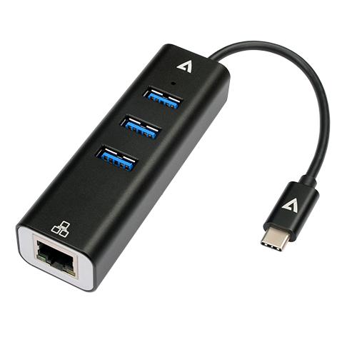 ADATTATORE ETHERNET USB-C M 3 X