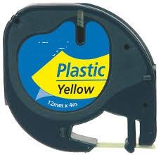 BK-Yellow 12mmX4m Plastica Dymo 2000LT100HQX50S0721670