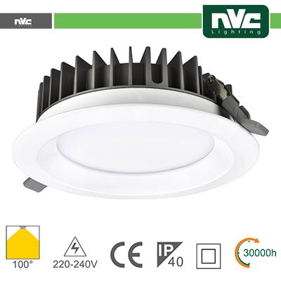 Downlight LED IP40 15W 3000K 1125LM 100 FORO125mm