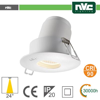 Faro direzionabile LED IP20 9W 3000K 700LM 24 FORO95mm