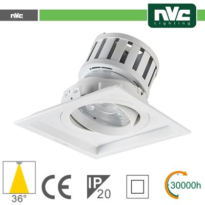 Incasso Multi lampada - 24w(1x24w) 3000k 2140lm 36 PF95