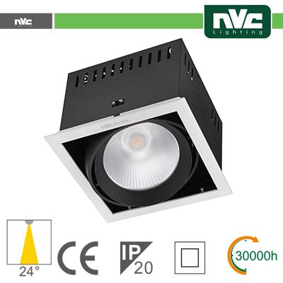 Incasso Multi lampada - 24w(1x24w) 3000k 2100lm24 CRI90