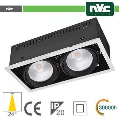 Incasso Multi lampada - 48w(2x24w) 3000k 3500lm24 CRI90