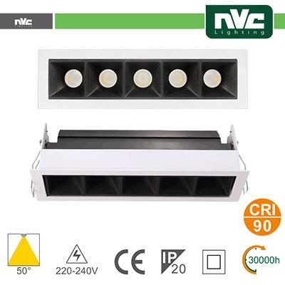 Incasso Multi lampada - 5X3W 970LM 4000K 50 90CRI