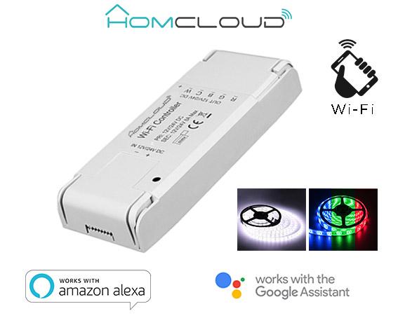 Controller Strisce LED Wi-Fi 12-24V RGB white