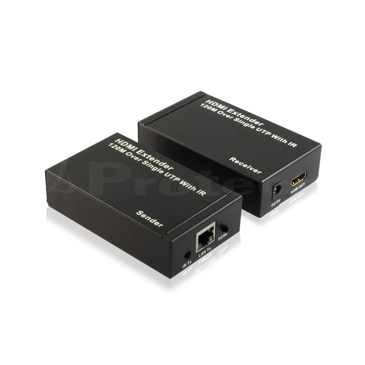 Kit TX-RX Extender HDMI Over TCP/IP 120MT (1N) 1080p60