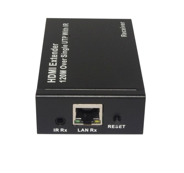 RX Extender HDMI over TCP/IP abbinato a PET120R 120MT