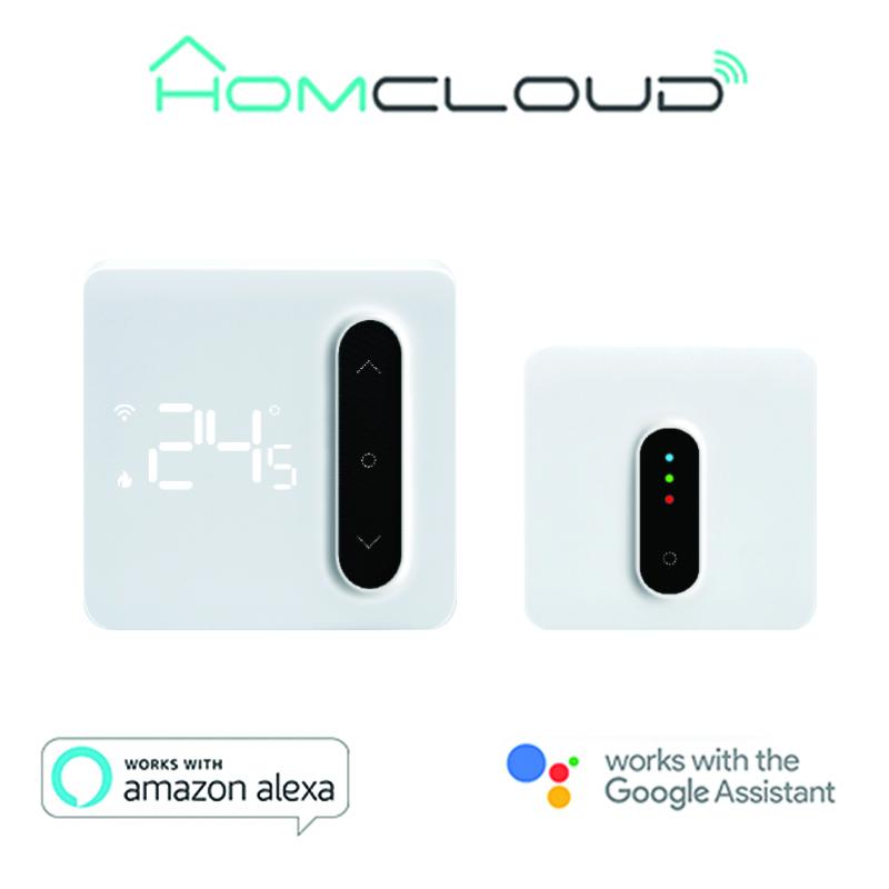 Cronotermostato digitale Smart Homcloud Wi-Fi ricevitor RF