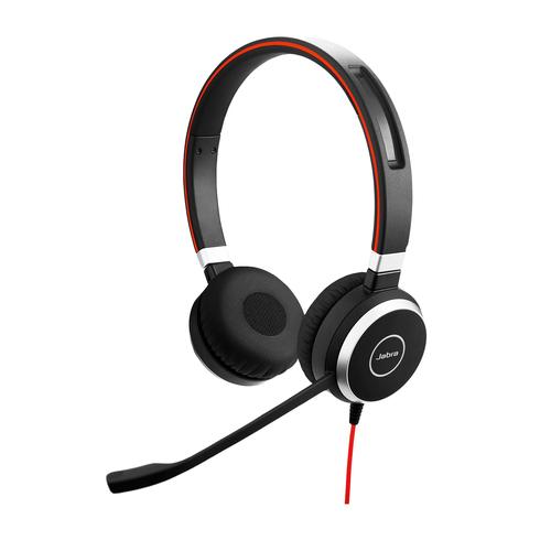 Jabra Evolve 40 MS Stereo USB-C Auricolare Cablato A Padiglione Ufficio USB tipo-C Bluetooth Nero