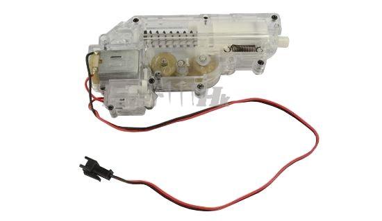 CYMA GEARBOX COMPLETO PER FUCILI ELETTRICI IN ABS COME CM022 (AK47) CM023 (MP5) M82 (SIG) CODICE CM01