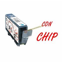 Canon CLI-521C ciano - Cartuccia Compatibile CON CHIP