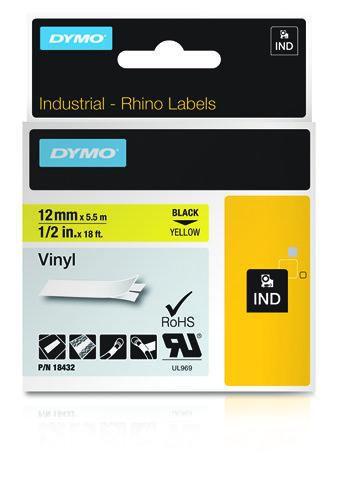 DYMO IND Vinyl Labels