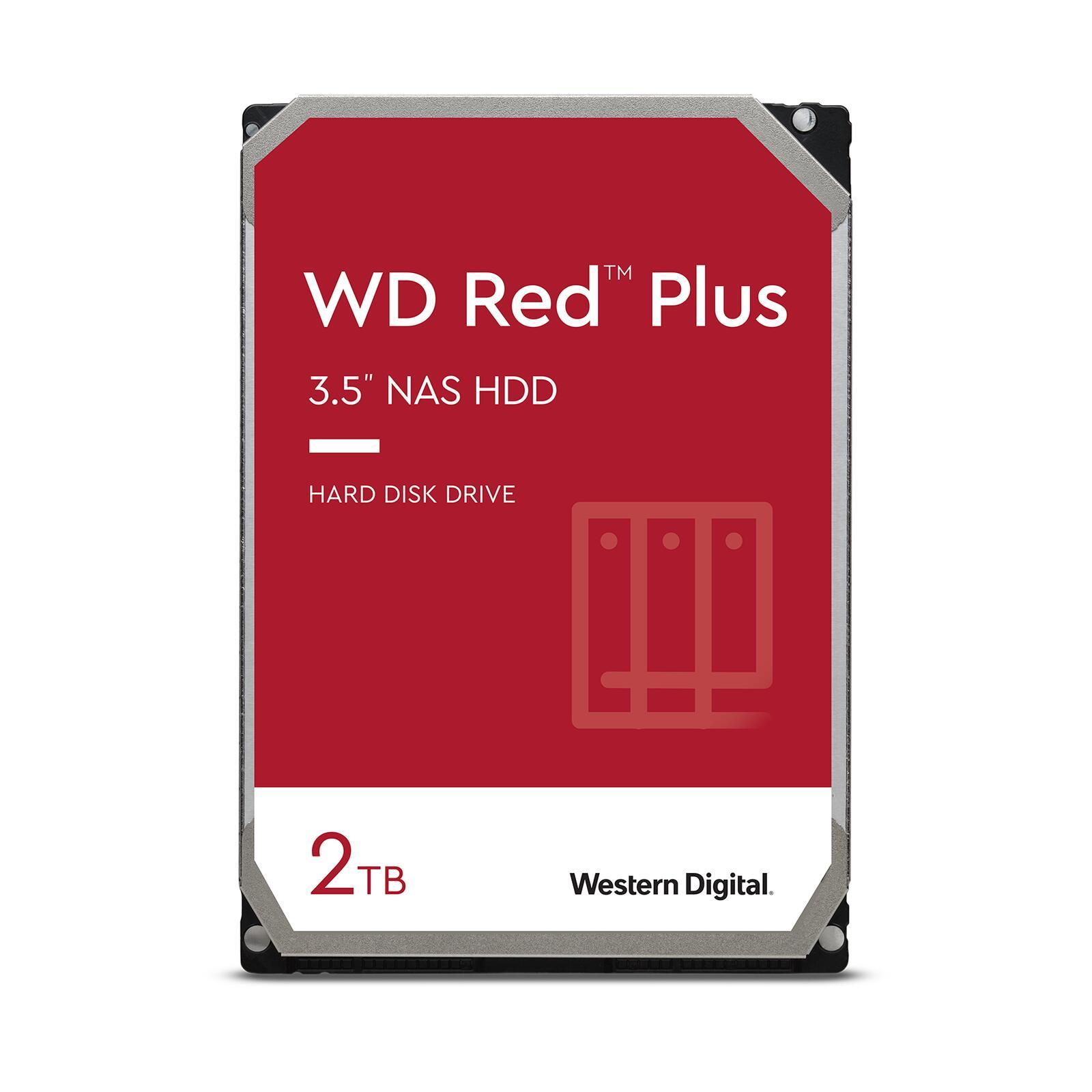 Western Digital WD Red Plus 3.5 2000 GB Serial ATA III (WD HD3.5 SATA3 2TB WD20EFZX / 24x7 / NAS [Di] 128MB / 5400rpm / CMR)