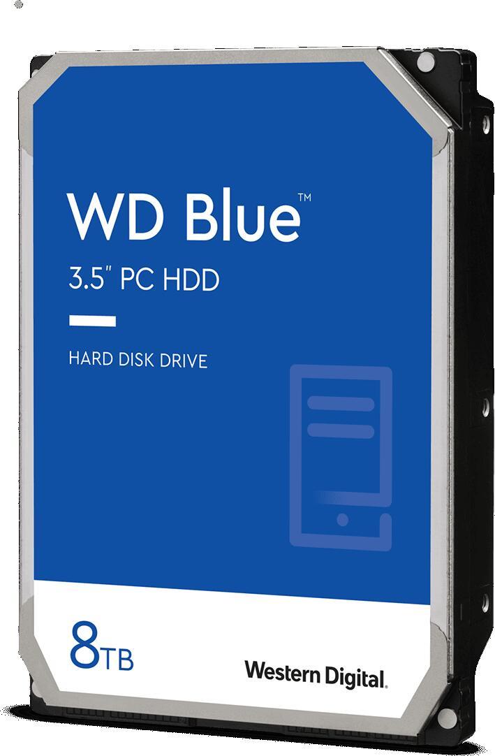 Western Digital Blue 3.5 8000 GB Serial ATA III (WD HD3.5 SATA3 8TB WD80EZAZ / 5.4k Blue [Di])