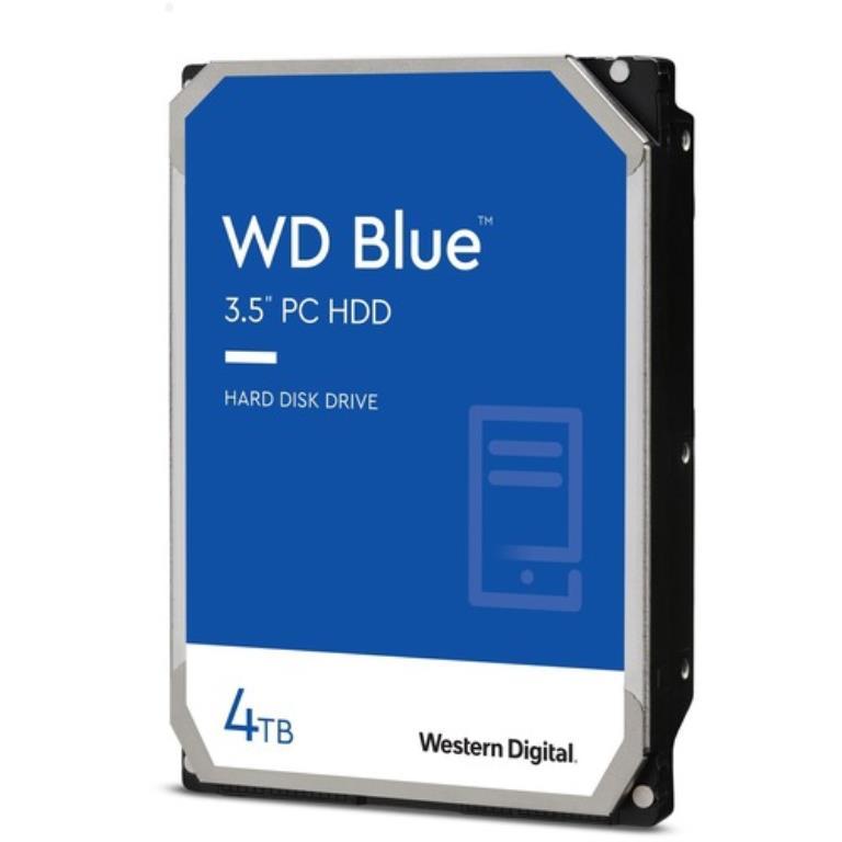 Hard Disk Western Digital Blue - 3,5 4TB - 5400rpm - SATA 6Gbps - 256MB - CMR