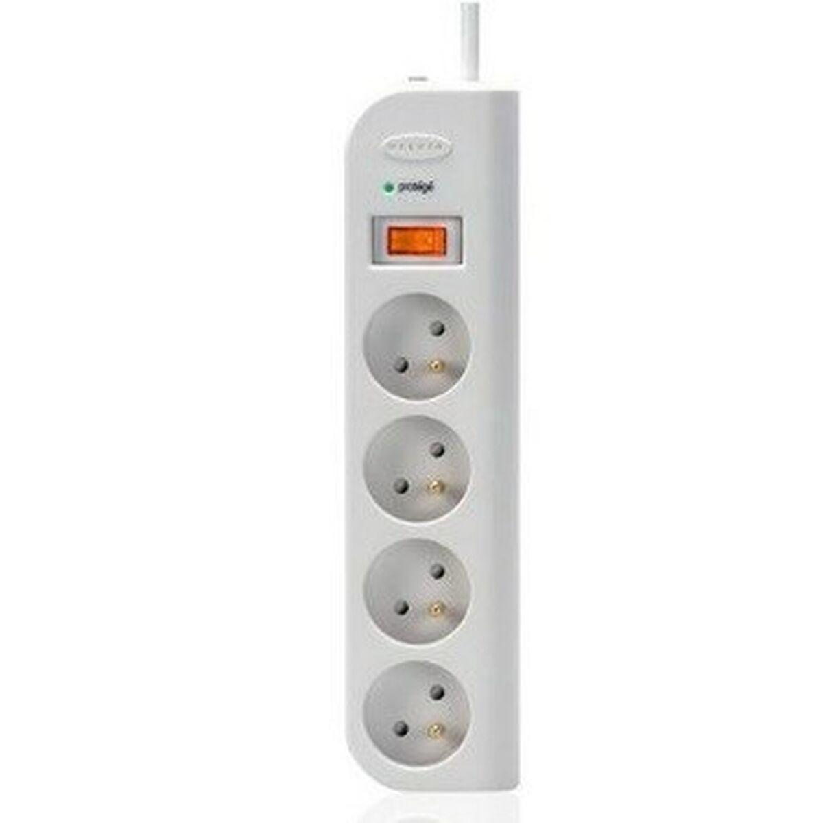 Belkin F9E400FR1M protezione da sovraccarico Bianco 4 presa(e) AC 230 V 1 m